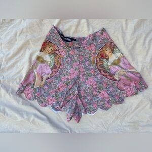 BlackMilk Alphonse Mucha Shorts